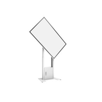   MULTIBRACKETS Motoros padlóállvány, M Motorized Floorbase Flip 2 incl cabinet 120kg White (42-100")