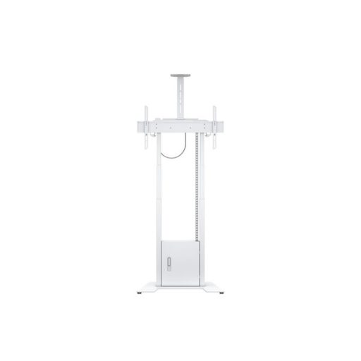 MULTIBRACKETS Motoros padlóállvány, M Motorized Floorbase Flip 2 incl cabinet 120kg White (42-100")