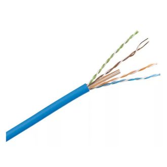   LEGRAND fali kábel réz Cat6 árnyékolatlan (U/UTP) 4 érpár (AWG23) PVC kék Eca 305m-kartondoboz LCS3