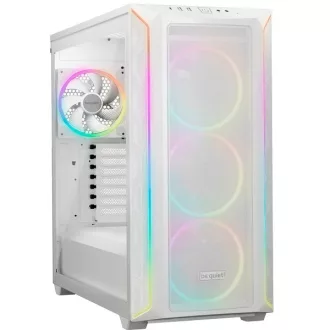   BE QUIET! Ház Midi ATX Shadow Base 800 FX Tápegység nélkül, Fehér Üvegfalú