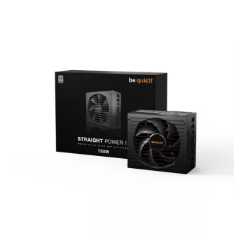   BE QUIET! Tápegység Straight Power 12 750W, 13.5cm, 80+ Titanium Moduláris, Aktív PFC