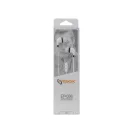 SBOX Füllhallgató, EARPHONES + MICROPHONE, White