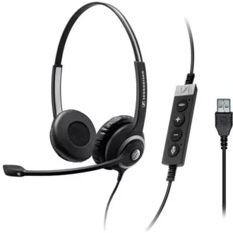   EPOS SENNHEISER SC 260 USB MS II Vezetékes Fejhallgató Fekete, 1000579