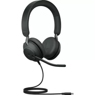   JABRA Fejhallgató - Evolve2 40 SE MS Teams Stereo Vezetékes USB-C, Mikrofon