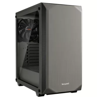   BE QUIET! Ház Midi ATX Pure Base 500 Tápegység nélkül, Fekete Üvegfalú