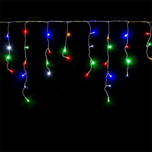 COLORWAY LED szalag, LED garland ColorWay Fringe 3mx0.6m 100Led (IP20) warm color USB