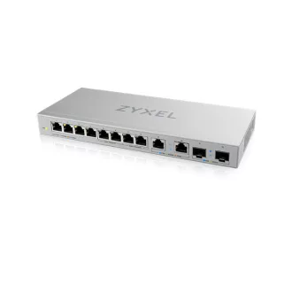   ZYXEL Switch 8x1000Mbps + 2x2500Mbps + 2xSFP+ Nem Menedzselhető, XGS1010-12-ZZ0102F