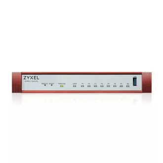   ZYXEL Tűzfal 7x1-GbE port + 1xPOE+ 1xUSB 3.0 + 1xkonzol port, USGFLEX100HP-EU0101F
