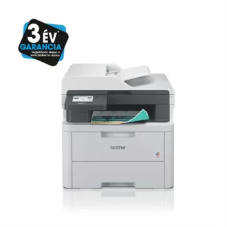   BROTHER LED MFP NY/M/S/F, MFC-L3740CDW, A4, színes, 18 lap/perc, USB/LAN/Wifi, ADF, 600x2400 dpi, duplex