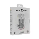 WHITE SHARK LIONEL-W, WGM-5012W vezeték nélküli gamer egér, fehér, 10000 dpi
