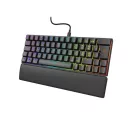 URAGE by HAMA 217828, GAMING URAGE EXODUS 760TKL MECHANIKUS MINI BILLENTYŰZET, RGB, RED SWITCH, FEKETE