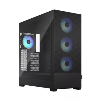   FRACTAL DESIGN Ház Midi ATX Pop XL Air RGB TG Clear Tápegység nélkül, Fekete Üvegfalú
