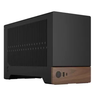   FRACTAL DESIGN Ház mITX Terra (PCI-E 4.0) Tápegység nélkül, Fekete