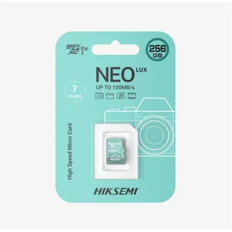   HIKSEMI Memóriakártya MicroSDXC 128GB Neo Lux CL10 100R/70W UHS-I V30 (HIKVISION)