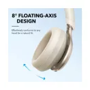 ANKER Vezeték Nélküli Fejhallgató, Soundcore Space One, Aktív Zajszűrő, latte cream - A3035G21