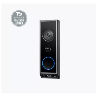   ANKER EUFY Kapucsengő, E340, Video Doorbell, HD(2K), Akkumulátoros, WiFi-s, kültéri  - T8214311