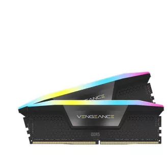   CORSAIR Memória VENGEANCE RGB DDR5 32GB 6000MHz CL38 INTEL (Kit of 2), fekete