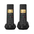 GIGASET DECT telefon, PURE 200 Duo, fekete