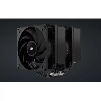   CORSAIR CPU hűtő, A115 Twin Tower, 2 Ventilátoros, LGA1700 támogatással, fekete