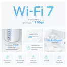 TP-LINK Wireless Mesh Networking system BE9300 Wi-Fi 7 DECO BE65(2-PACK)
