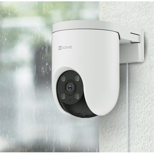 EZVIZ H8c kültéri 4G kamera 3MP 2K, színes éjszakai kép, 360°panoráma kép, ember/jármű érzékelés automata követés, 512GB