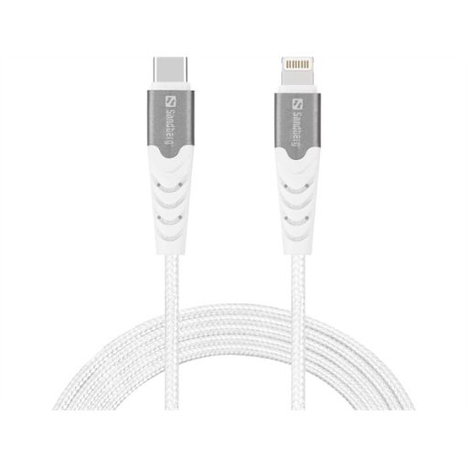 SANDBERG USB-C tartozék, USB-C PD to Lightning MFI 2M