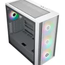 COOLER MASTER Ház ATX MasterBox 600, Tápegység nélkül, Üvegfalú, fehér