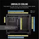 CORSAIR Ház Micro-ATX 2500D AIRFLOW, Tápegység nélkül, Edzett Üveg, fekete