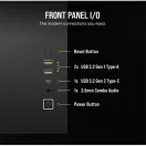 CORSAIR Ház Micro-ATX 2500D AIRFLOW, Tápegység nélkül, Edzett Üveg, fekete