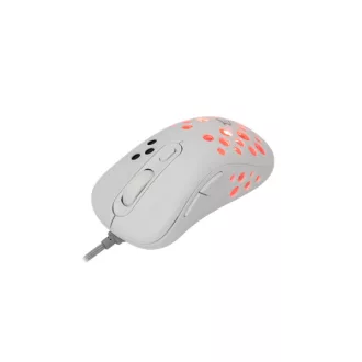   WHITE SHARK AZRAEL-W, GM-5013W gamer egér,6D, fehér, 7200 dpi, RGB