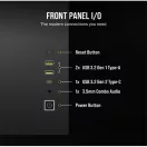 CORSAIR Ház Micro-ATX 2500X, Tápegység nélkül, Edzett Üveg, fekete