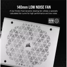 CORSAIR Tápegység Moduláris, RM1000x Shift White, 1000W, 14cm, 80+ Gold