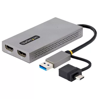   STARTECH Adapter USB to Dual HDMI, 2xUSB 3.2 + USB 3.0 to HDMI