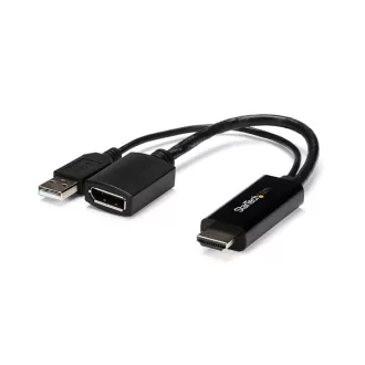   STARTECH Átalakító HDMI to Displayport 4K 30Hz + USB Adapter