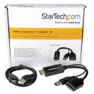 STARTECH Átalakító HDMI to Displayport 4K 30Hz + USB Adapter
