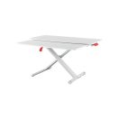 LEITZ, Ülő/álló munkaállomás, kihúzható billentyűzettartóval,  "Ergo Cosy" - fehér