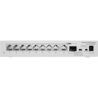   Huawei eKit Switch 8x1000Mbps (124W POE+) + 1x1000Mbps Uplink + 1x1GE (SFP), Nem menedzselhető, Asztali - S110-8P2ST