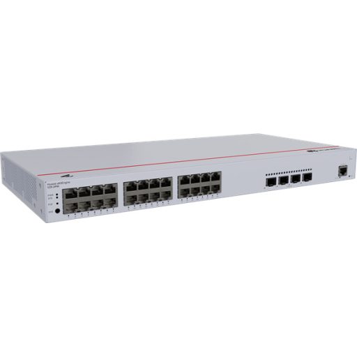 Huawei eKit Switch 24x1000Mbps (400W POE+) + 4x10GE SFP+ + 1konzol port, Layer2 managed, Rackes - S220-24P4X
