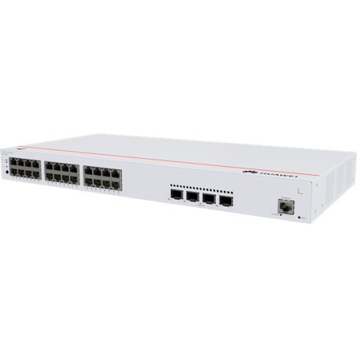 Huawei eKit Switch 24x1000Mbps (400W POE+) + 4x10GE SFP+ + 1konzol port, Layer2 managed, Rackes - S220-24P4X