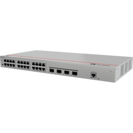 Huawei eKit Switch 24x1000Mbps + 4x1GE (SFP) + 1konzol port, iStack, Layer2+ managed, Rackes - S310-24T4S