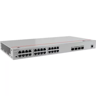   Huawei eKit Switch 24x1000Mbps (400W POE+) + 4x1GE (SFP) + 1konzol port, iStack, Layer2+ managed Rackes - S310-24P4S