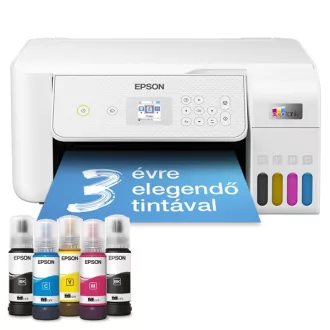  EPSON Tintasugaras nyomtató - EcoTank L3286 (A4, MFP, színes, 5760x1440 DPI, 33 lap/perc, USB/Wifi)