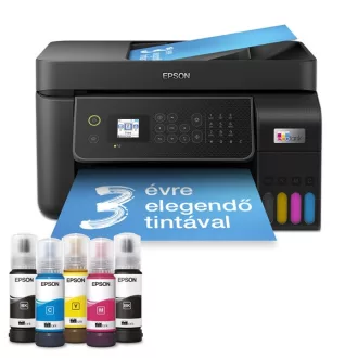   EPSON Tintasugaras nyomtató - EcoTank L5310 (A4, MFP, színes, 5760x1440 DPI, 33 lap/perc, ADF, USB/LAN/Wifi)