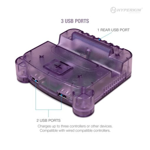 HYPERKIN RetroN S64 Nintendo Switch Dokkoló, Lila