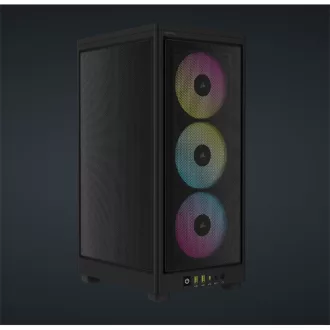  CORSAIR Ház Mini-ITX 2000D RGB AIRFLOW, SFX Tápegység nélkül, fekete