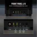 CORSAIR Ház Mini-ITX 2000D RGB AIRFLOW, SFX Tápegység nélkül, fekete