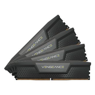   CORSAIR Memória VENGEANCE DDR5 96GB 6400MHz CL32 INTEL (Kit of 4), fekete