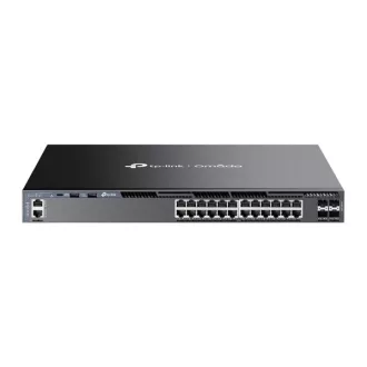   TP-LINK Switch 24x1000Mbps + 4x10Gbps SFP+ +2xUSB + 1xkonzol port + 1xUSB-C Layer3 Menedzselhető Rackes, SG6428X