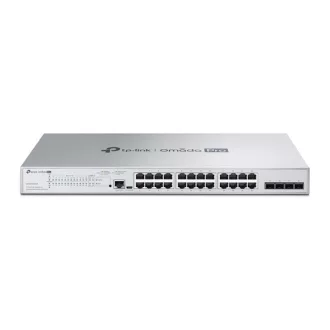  TP-LINK Switch 24x1000Mbps(POE+) + 4xGigabit SFP Layer2+ Rackes Omada Pro, S5500-24GP4F