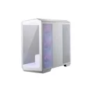 MSI Ház Micro ATX PANO M100R PZ WHITE, 4xARGB ventilátor, Tápegység nélkül, üvegfalú, fehér